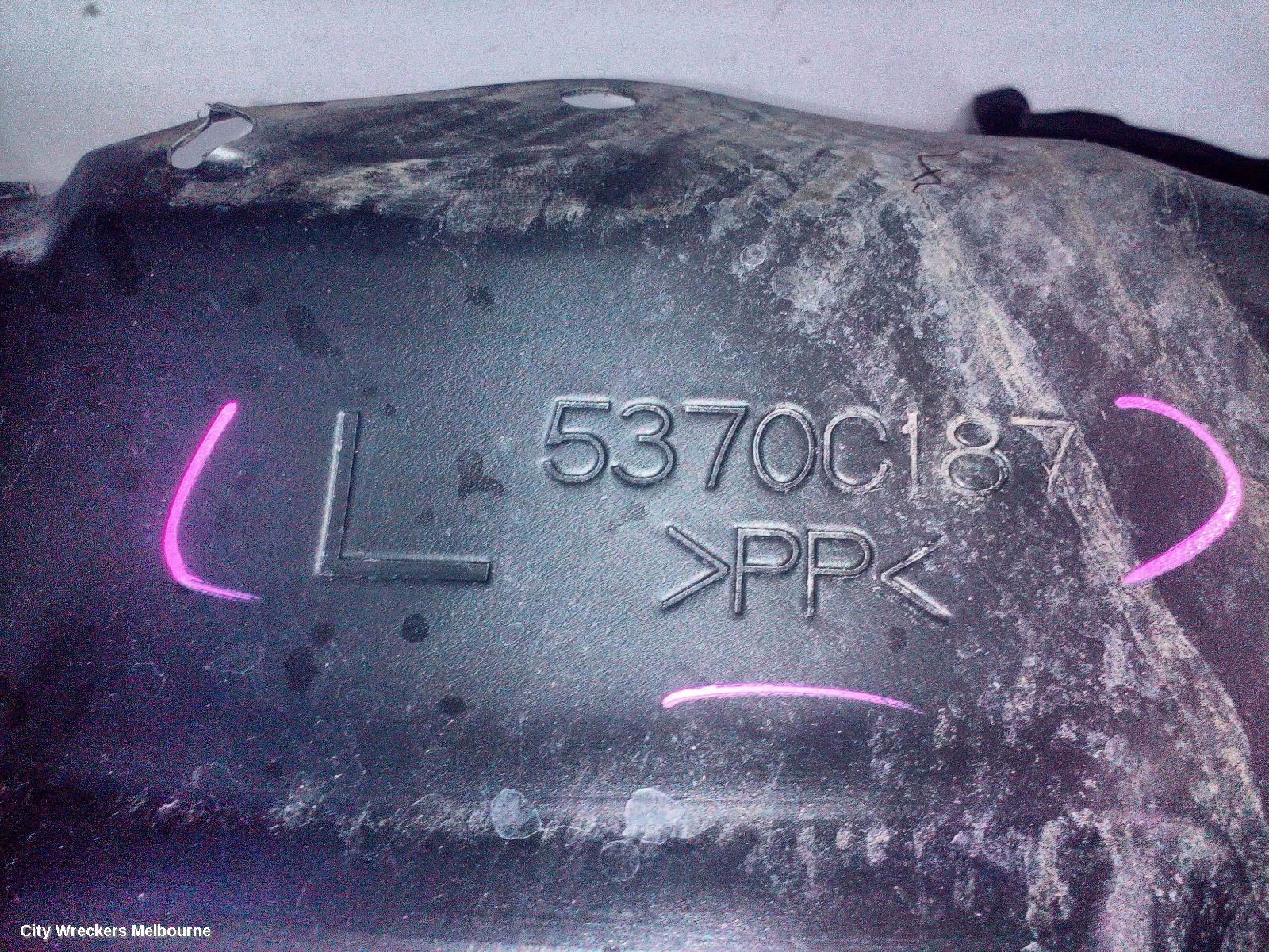 MITSUBISHI OUTLANDER LEFT GUARD LINER, FRONT, ZM, 08/2021 ONWARDS