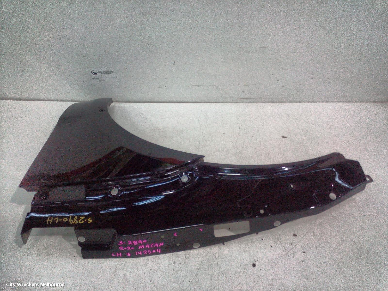 PORSCHE MACAN LEFT GUARD, UPPER (INNER), 95B, 06/2014 ONWARDS