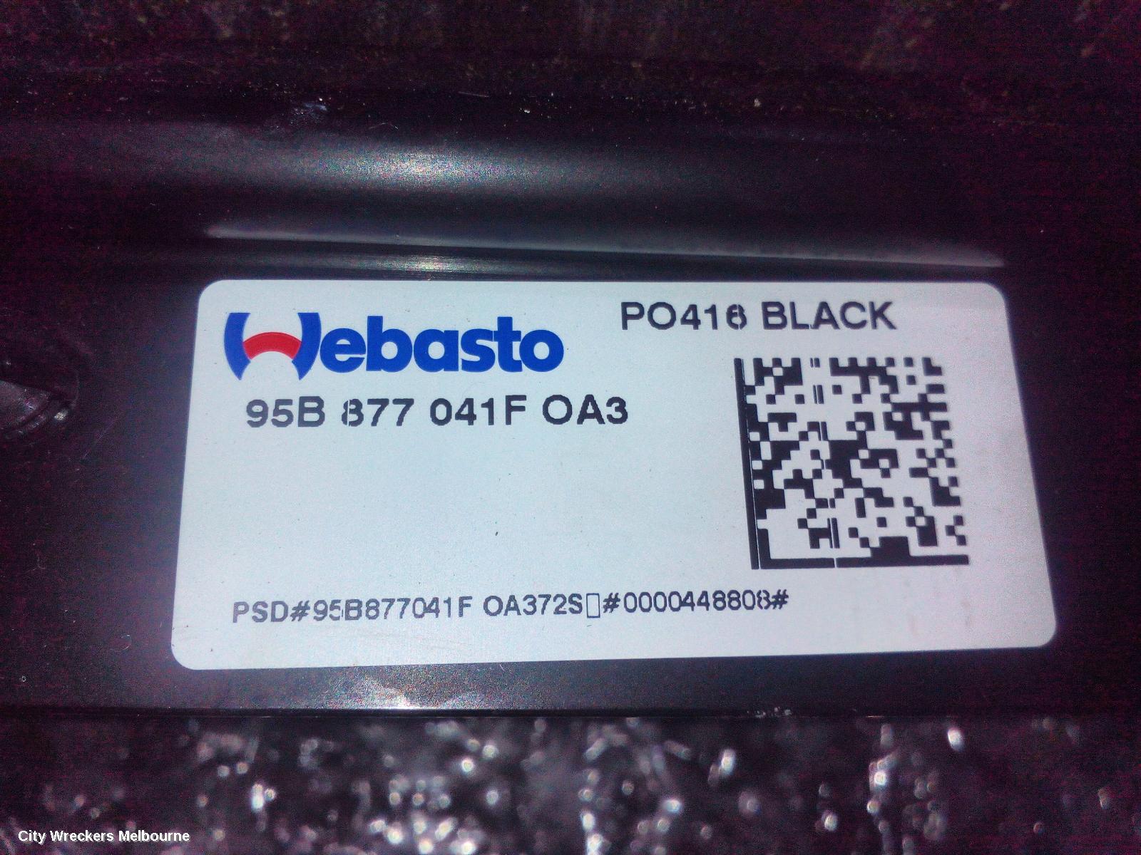 PORSCHE MACAN ROOF GLASS/SUNROOF/T, 95B, 06/2014 - 12/2025
