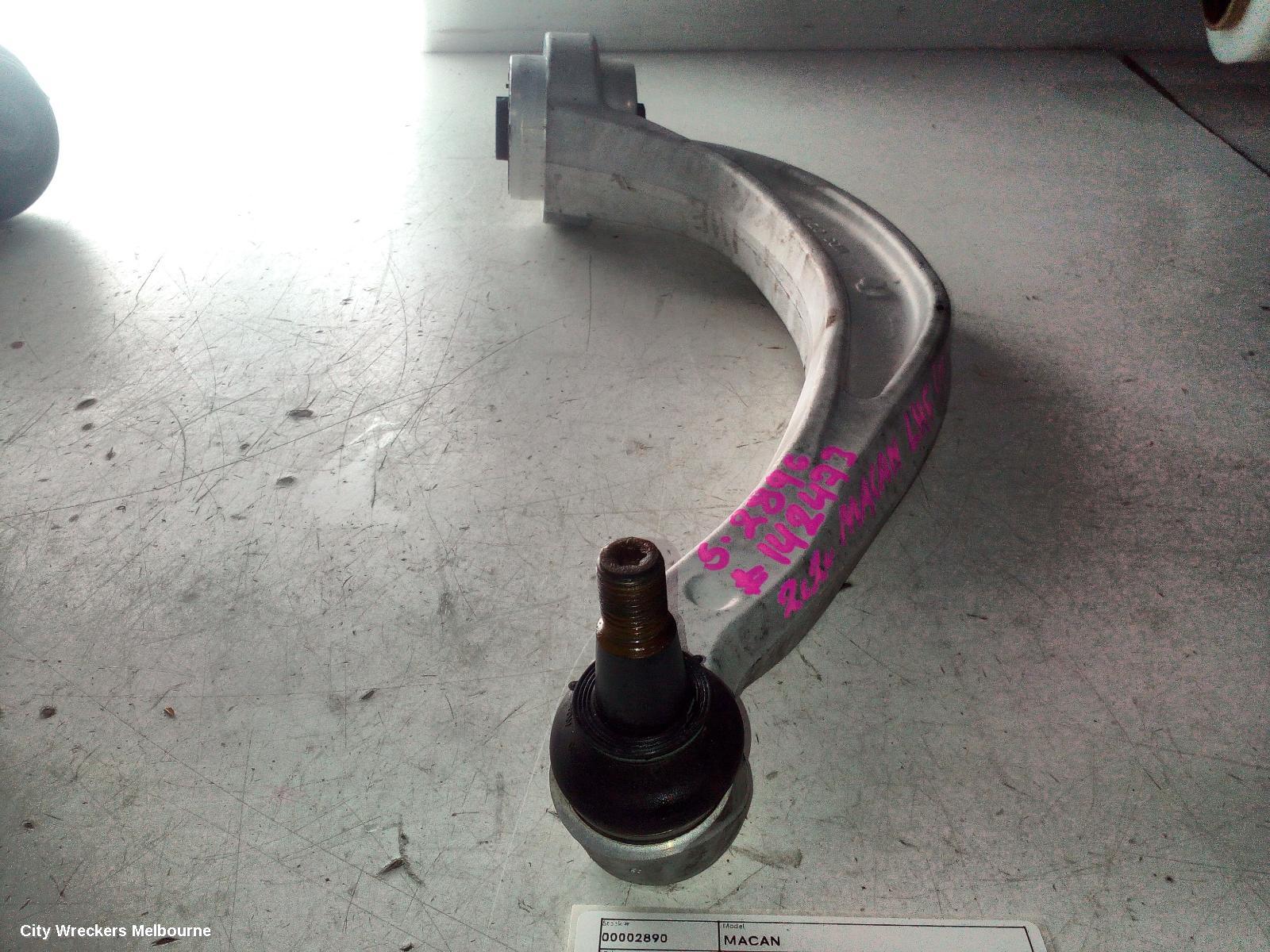 PORSCHE MACAN LEFT FRONT LOWER CONTROL ARM, FRONT, 95B, 06/2014 ONWARDS
