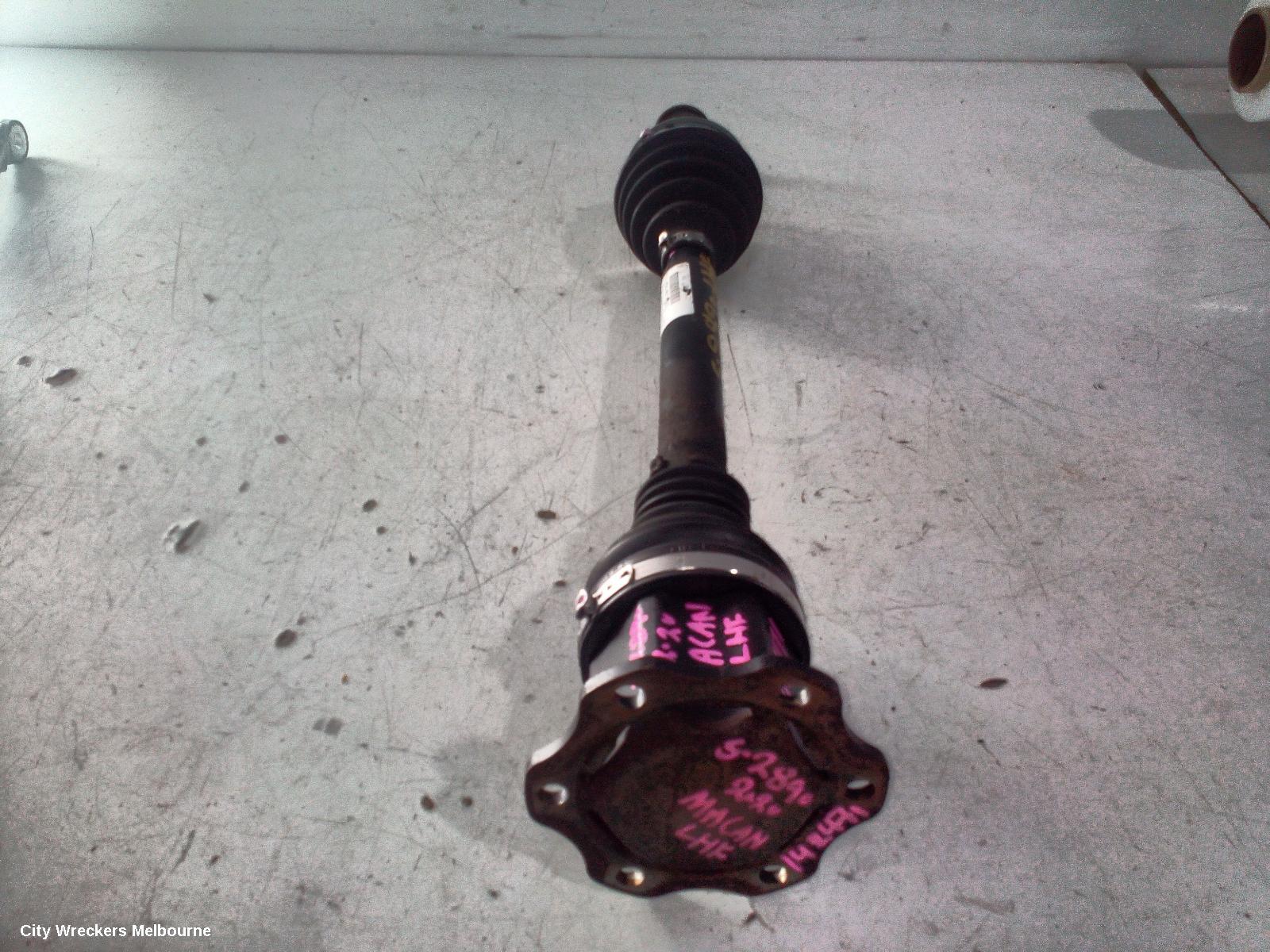 PORSCHE MACAN LEFT DRIVESHAFT, FRONT, PETROL, 95B, 06/2014 ONWARDS