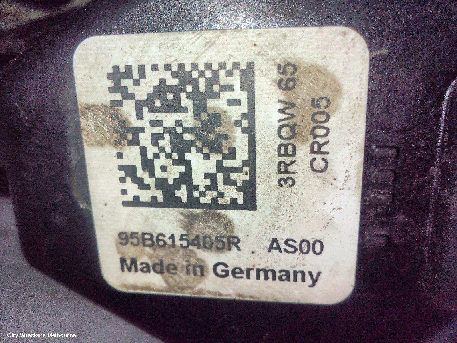 PORSCHE MACAN CALIPER, 95B, LH REAR, BLACK TYPE, 06/2014 ONWARDS