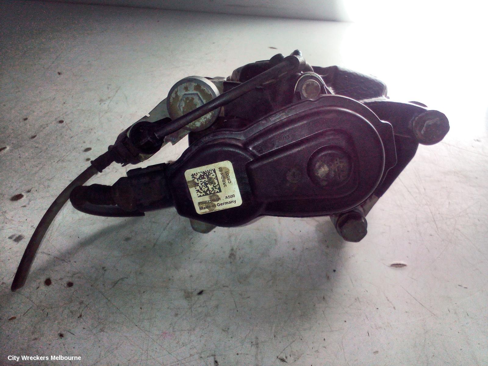 PORSCHE MACAN CALIPER, 95B, LH REAR, BLACK TYPE, 06/2014 ONWARDS