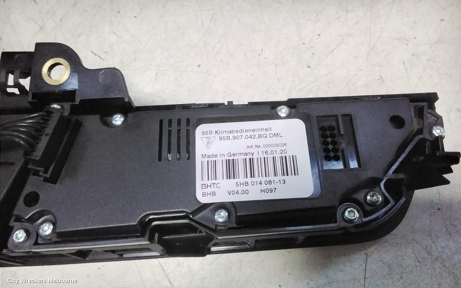 PORSCHE MACAN HEATER/AC CONTROLS, 95B, 06/2014 - 12/2025