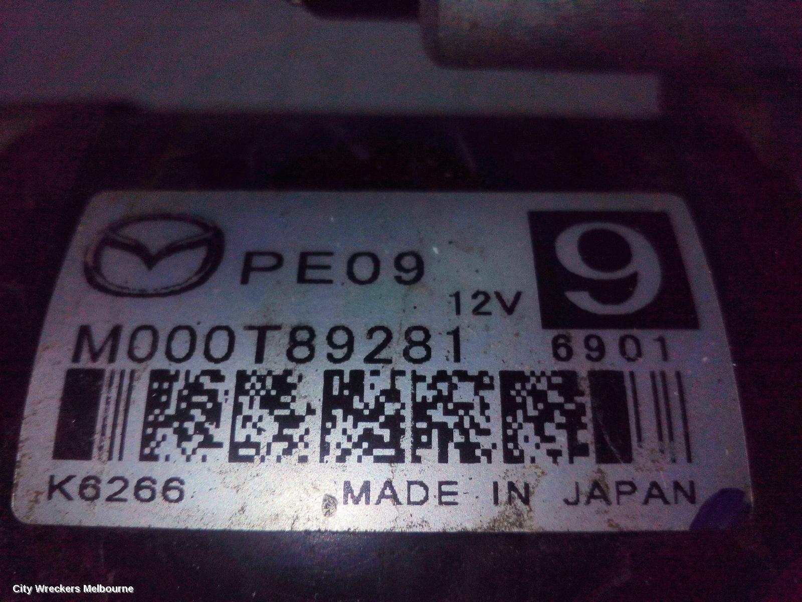 MAZDA 6 STARTER, PETROL, 2.5, PY-VPR, NON TURBO, GJ-GL, 11/2012 ONWARDS