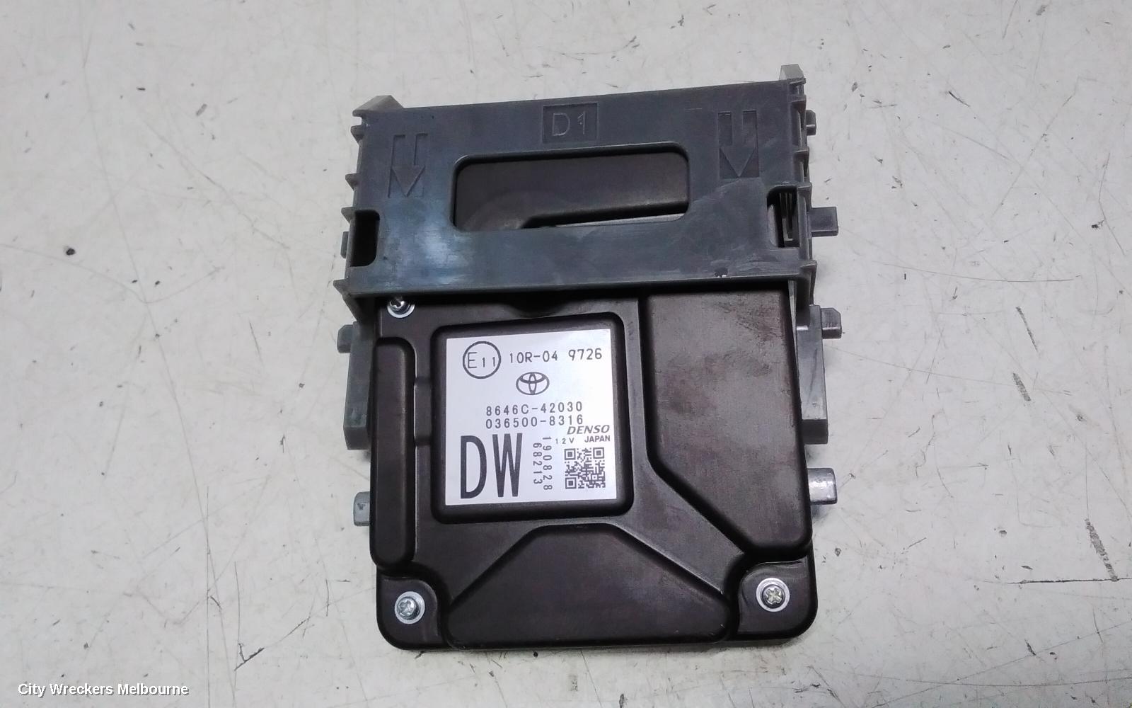 TOYOTA RAV4 REVERSE CAMERA, FRONT CAMERA (WINDSCREEN MOUNTED), XA50, 11/2018 - 12/2025