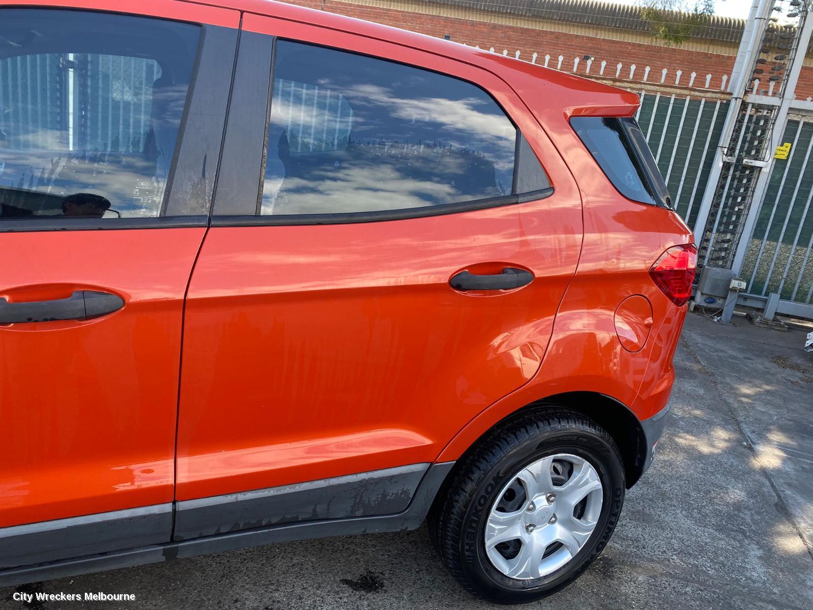 FORD ECOSPORT LEFT FRONT DOOR, BK, 12/2013 - 09/2017