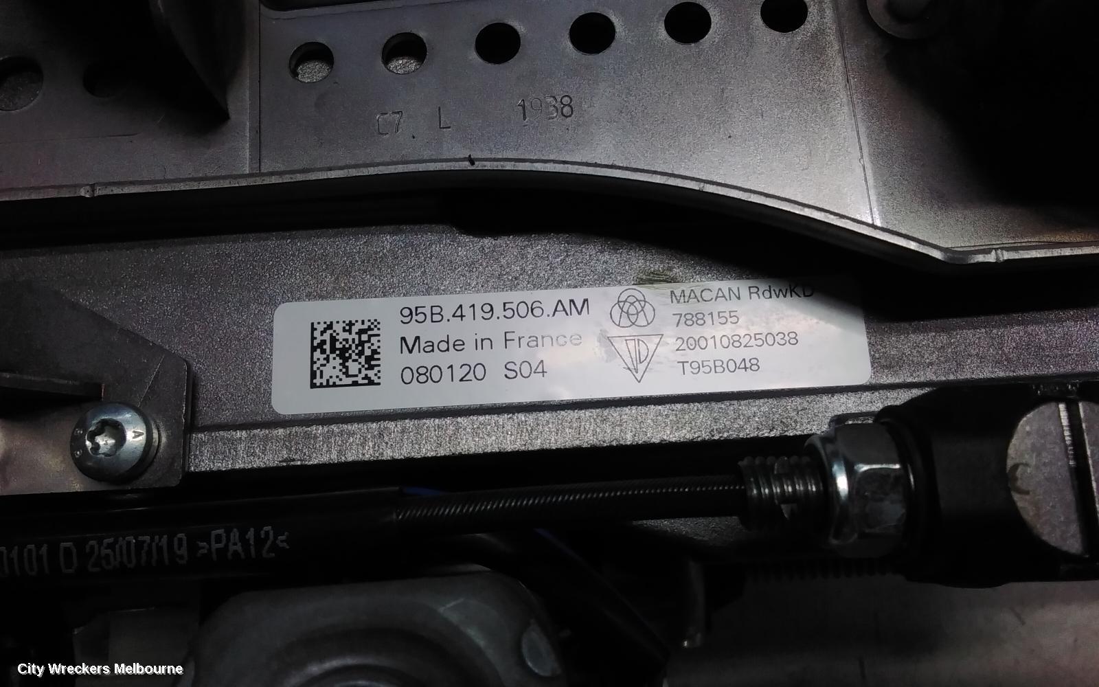 PORSCHE MACAN STEERING COLUMN, 95B, 06/2014 - 12/2025