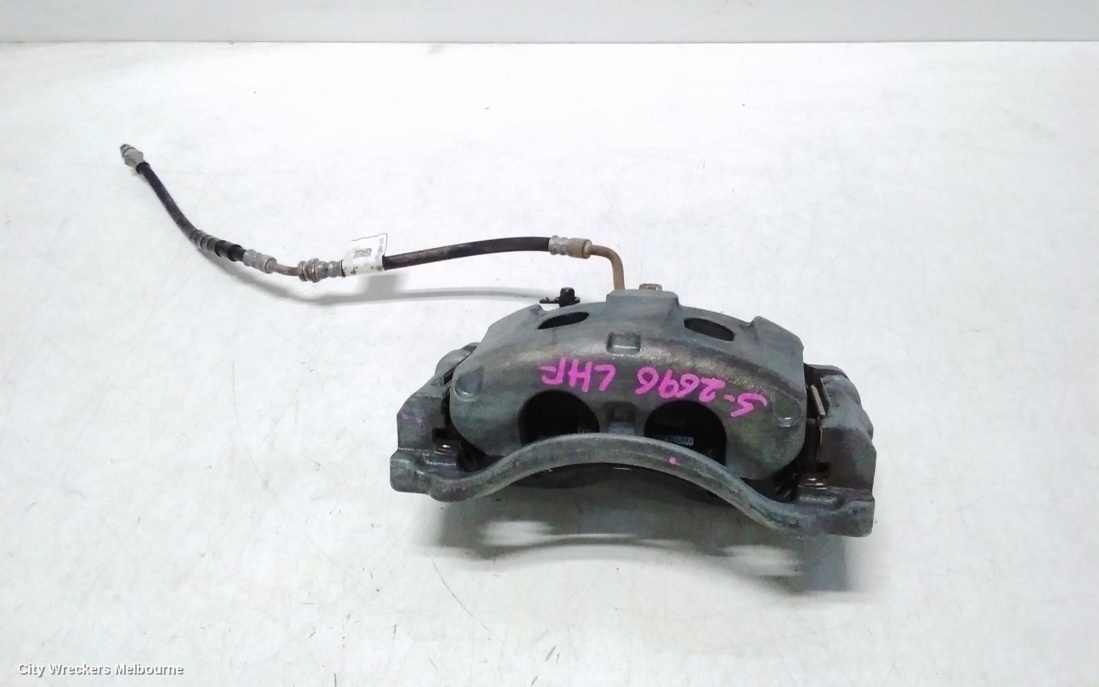 FORD RANGER CALIPER, LH FRONT, PX SERIES 1-3, 2WD LOW/HI-RIDE/4WD, 06/2011 - 04/2022