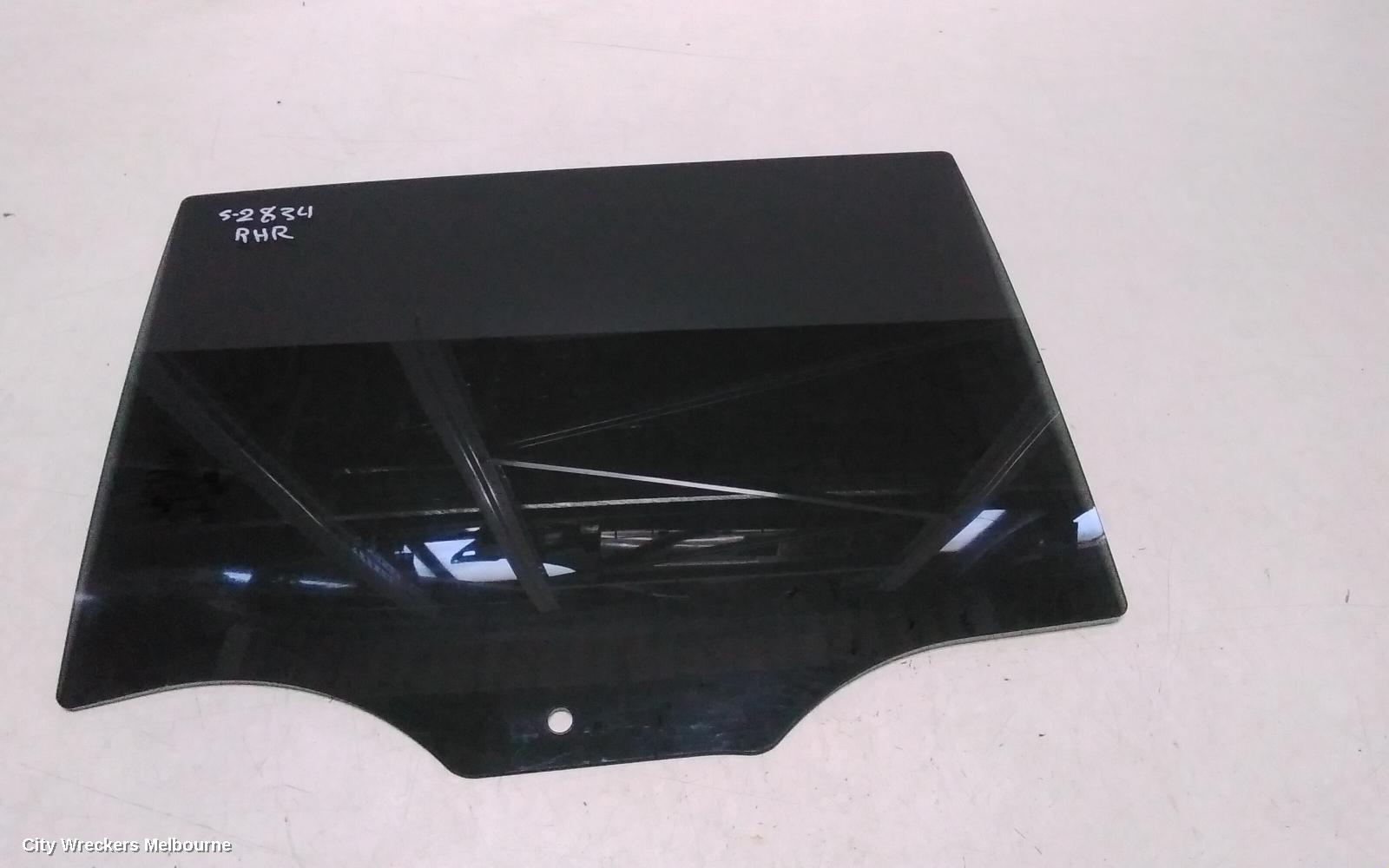 FORD RANGER RIGHT REAR DOOR WINDOW, RA, DUAL CAB, 05/2022 ONWARDS