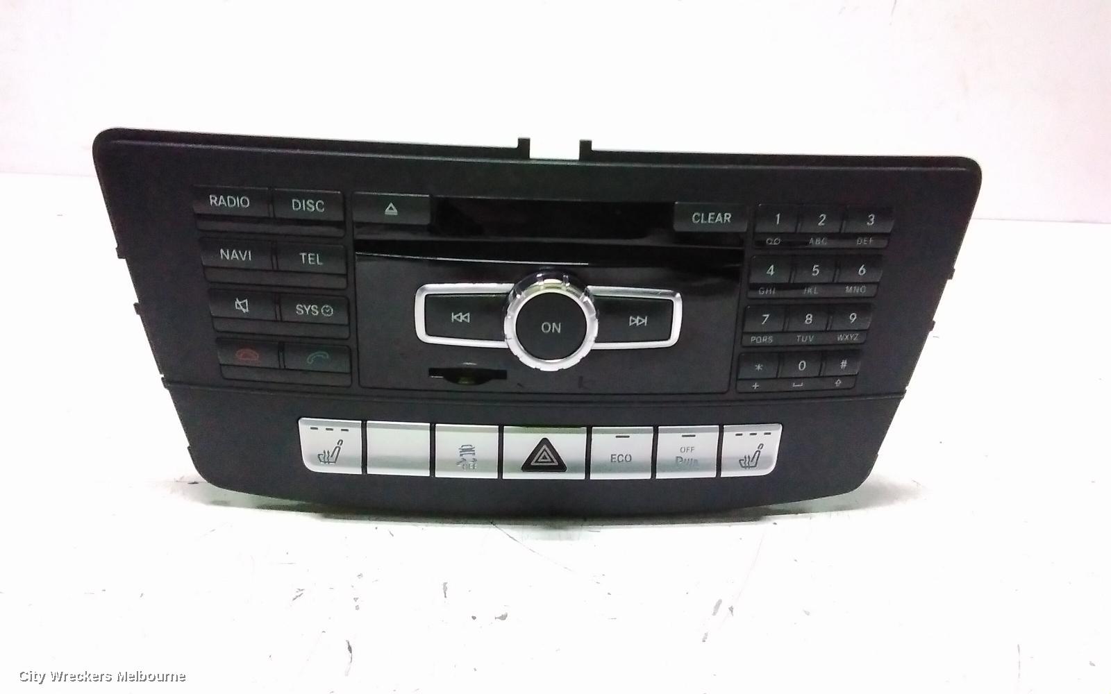 MERCEDES M CLASS RADIO/CD/DVD/SAT/TV, HEAD UNIT, W/ SAT NAV & MULTIMEDIA CONTROLS, W166, 03/2012 - 01/2016