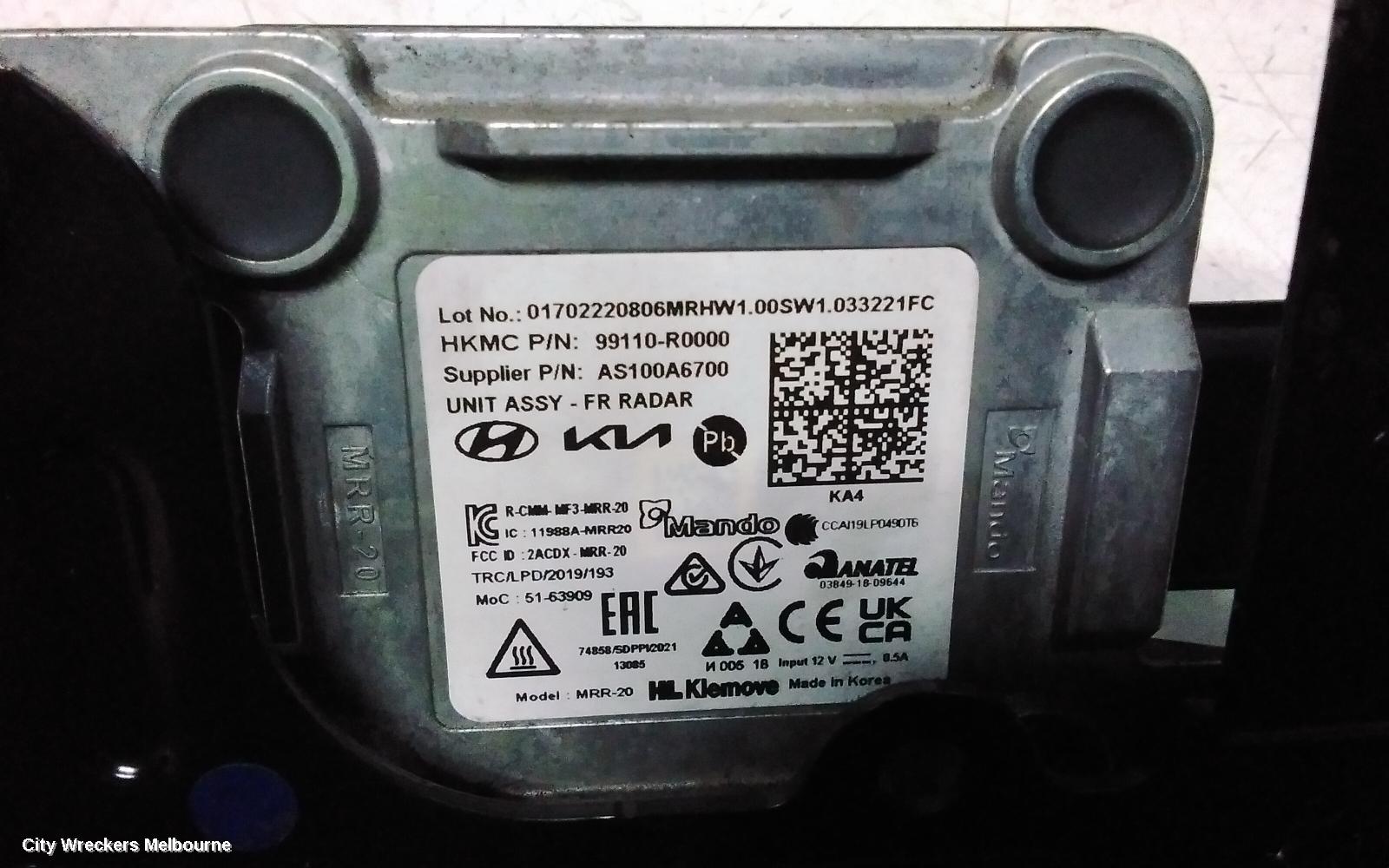 KIA CARNIVAL/GRAND CARNIVAL REVERSE CAMERA, KA4, FRONT RADAR SENSOR (REINFORCEMENT MOUNTED), 10/2020 ONWARDS