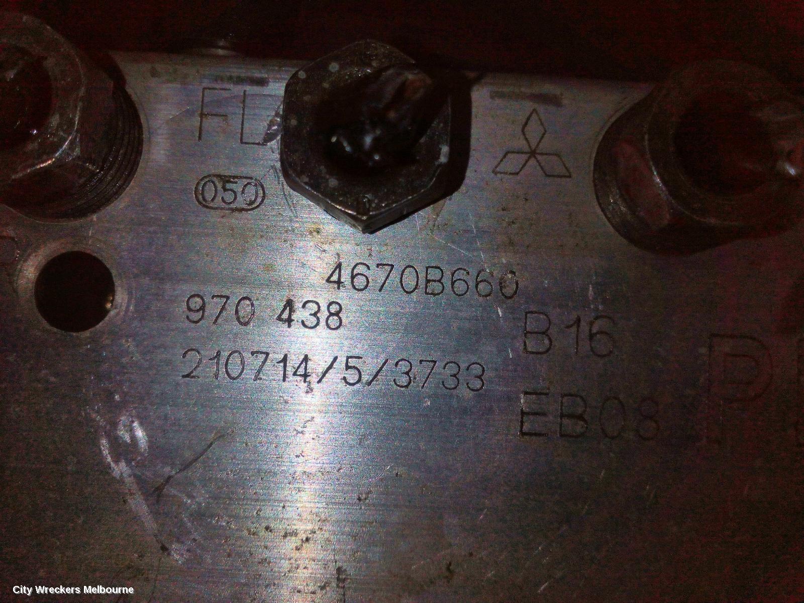 MITSUBISHI OUTLANDER ABS PUMP/MODULATOR, ZM, P/N 4670B661, 08/2021 ONWARDS