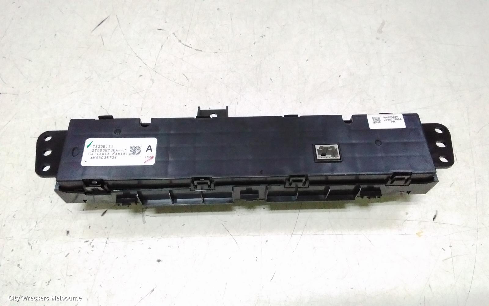 MITSUBISHI OUTLANDER HEATER/AC CONTROLS, DUAL ZONE CLIMATE CONTROL TYPE, ZM, 08/2021 ONWARDS