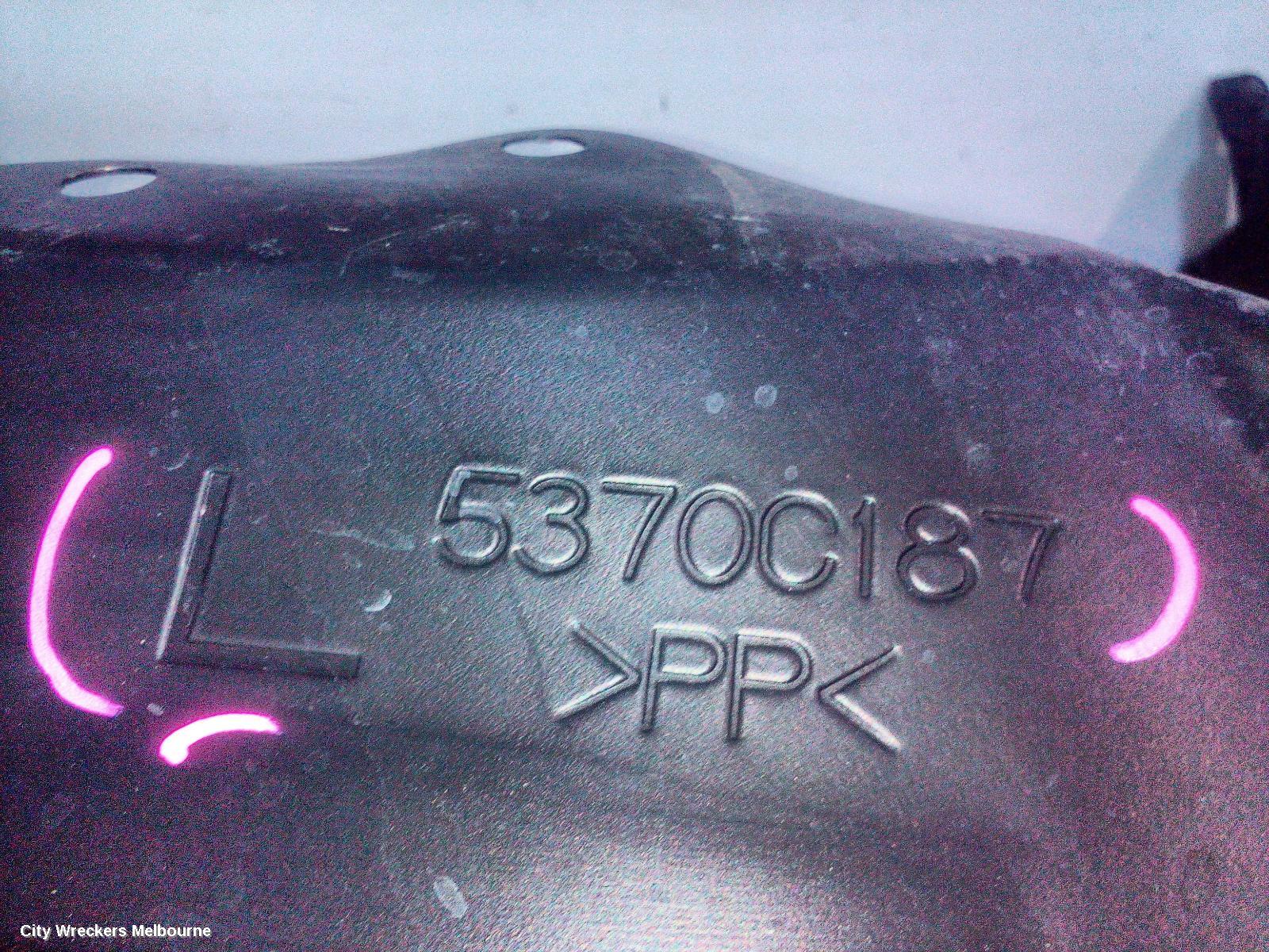 MITSUBISHI OUTLANDER LEFT GUARD LINER, FRONT, ZM, 08/2021 ONWARDS