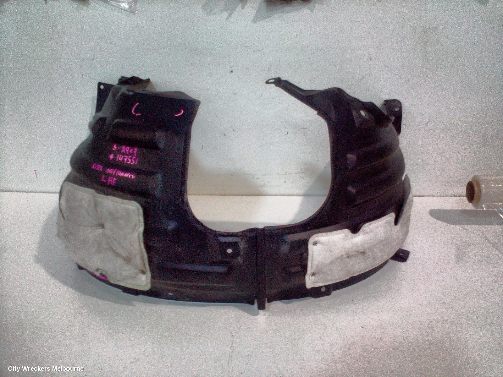 MITSUBISHI OUTLANDER LEFT GUARD LINER, FRONT, ZM, 08/2021 ONWARDS
