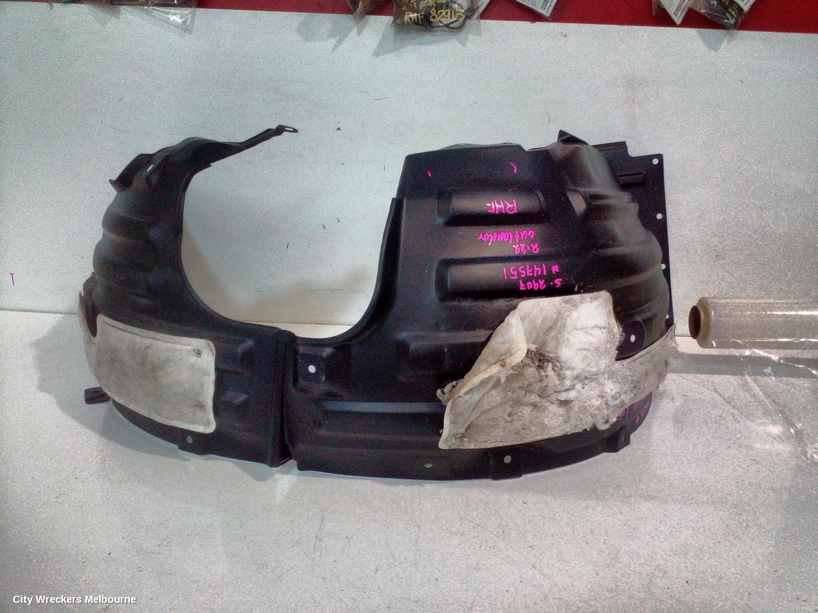 MITSUBISHI OUTLANDER RIGHT GUARD LINER, FRONT, ZM, 08/2021 ONWARDS