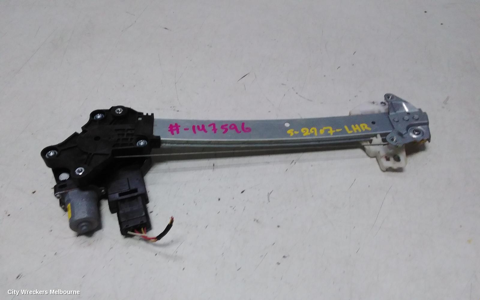 MITSUBISHI OUTLANDER LEFT REAR WND REG/MOTOR, ZM, DOOR REG ASSY (REG AND MOTOR), 08/2021 ONWARDS