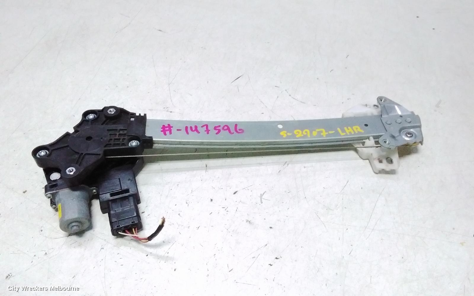 MITSUBISHI OUTLANDER LEFT REAR WND REG/MOTOR, ZM, DOOR REG ASSY (REG AND MOTOR), 08/2021 ONWARDS