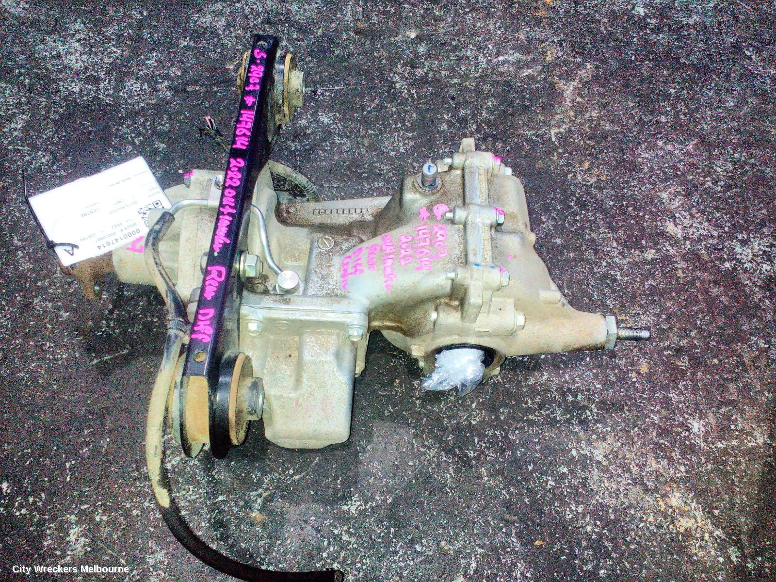 MITSUBISHI OUTLANDER DIFFERENTIAL CENTRE, REAR, ZM, 08/2021 ONWARDS