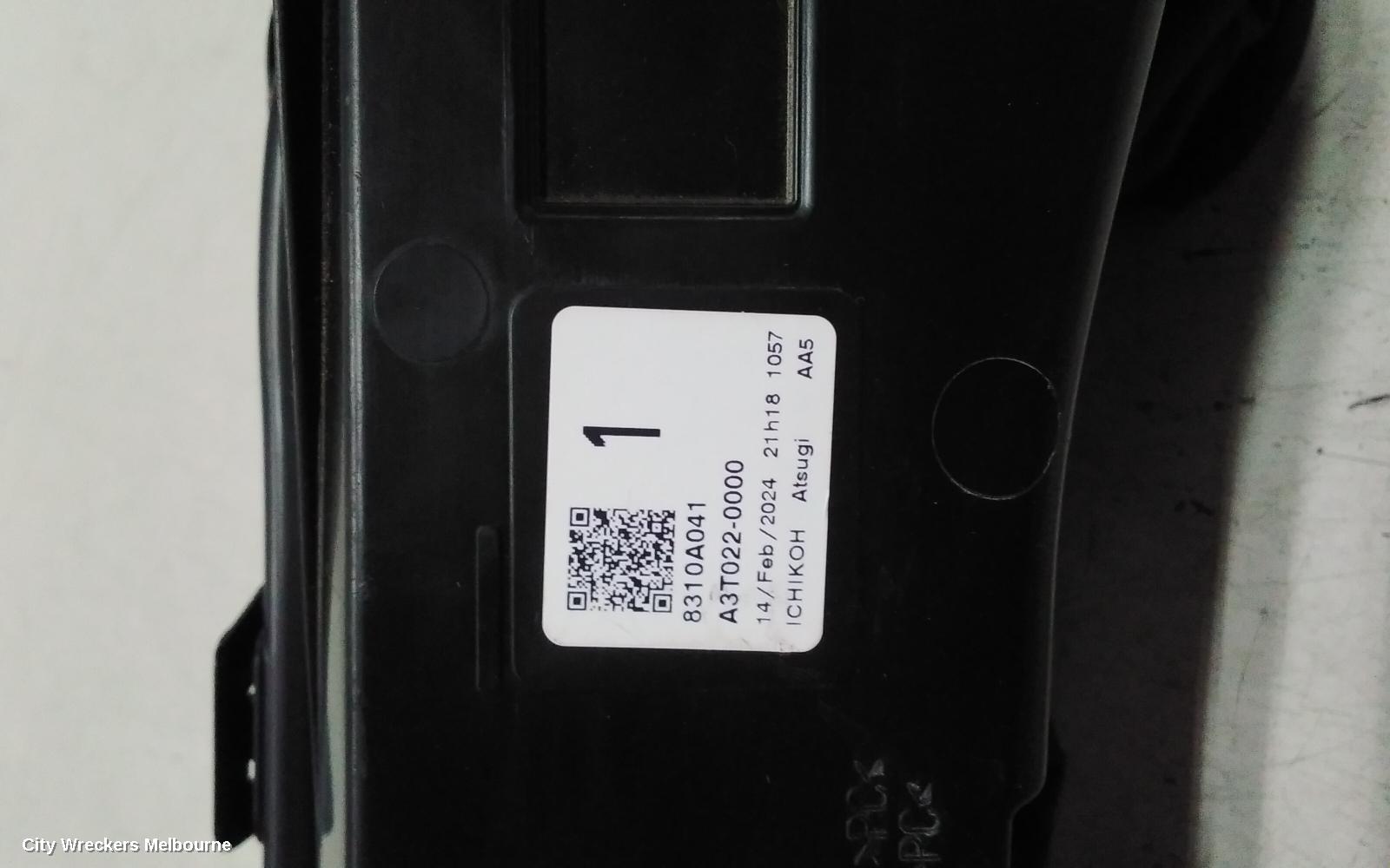 MITSUBISHI OUTLANDER LEFT INDICATOR/FOG/SIDE, ZM, DAYTIME RUNNING LAMP, 08/2021 ONWARDS
