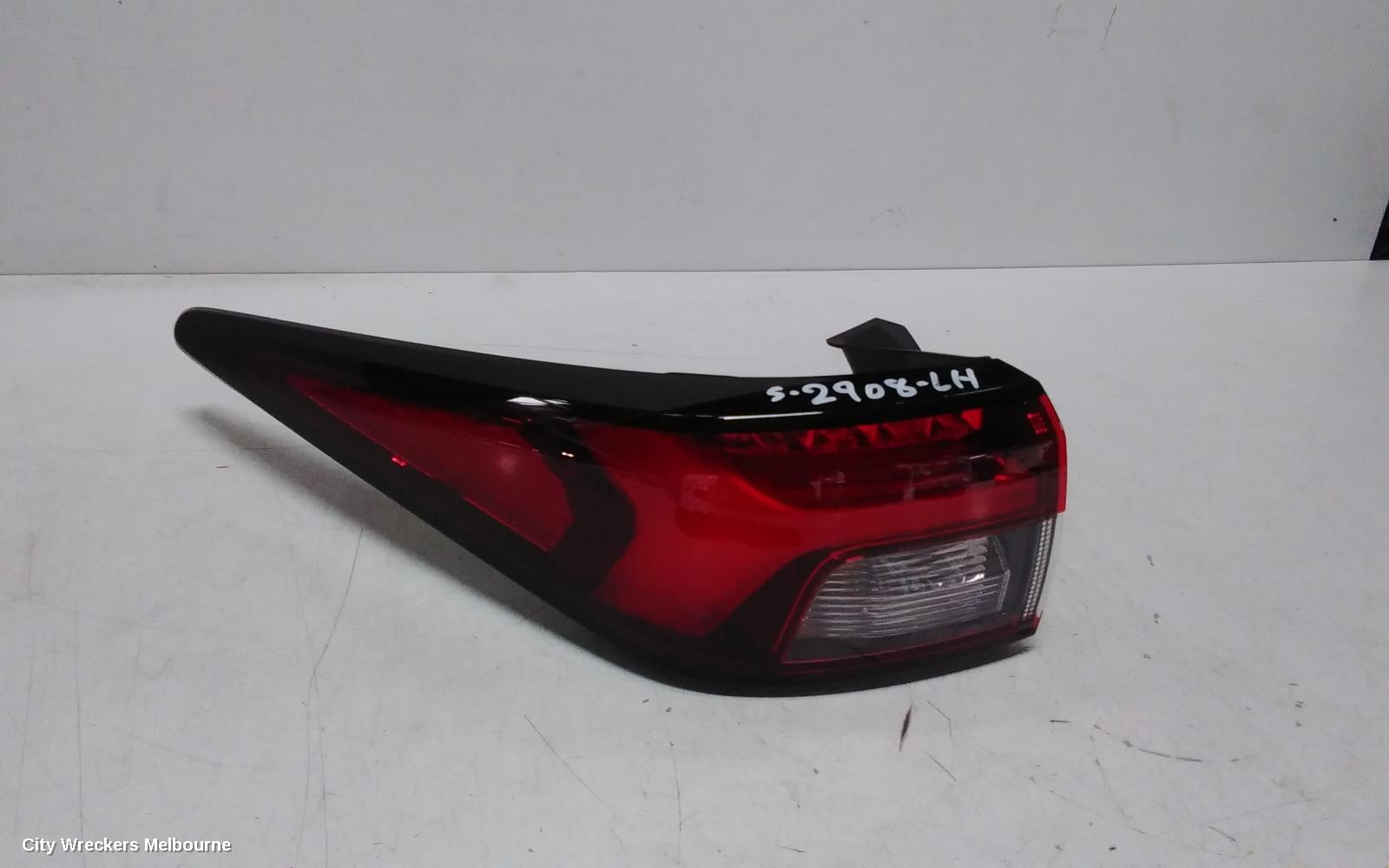 MITSUBISHI OUTLANDER LEFT TAILLIGHT, ZM, IN BODY, W/ LED TYPE, 08/2021 - 04/2025