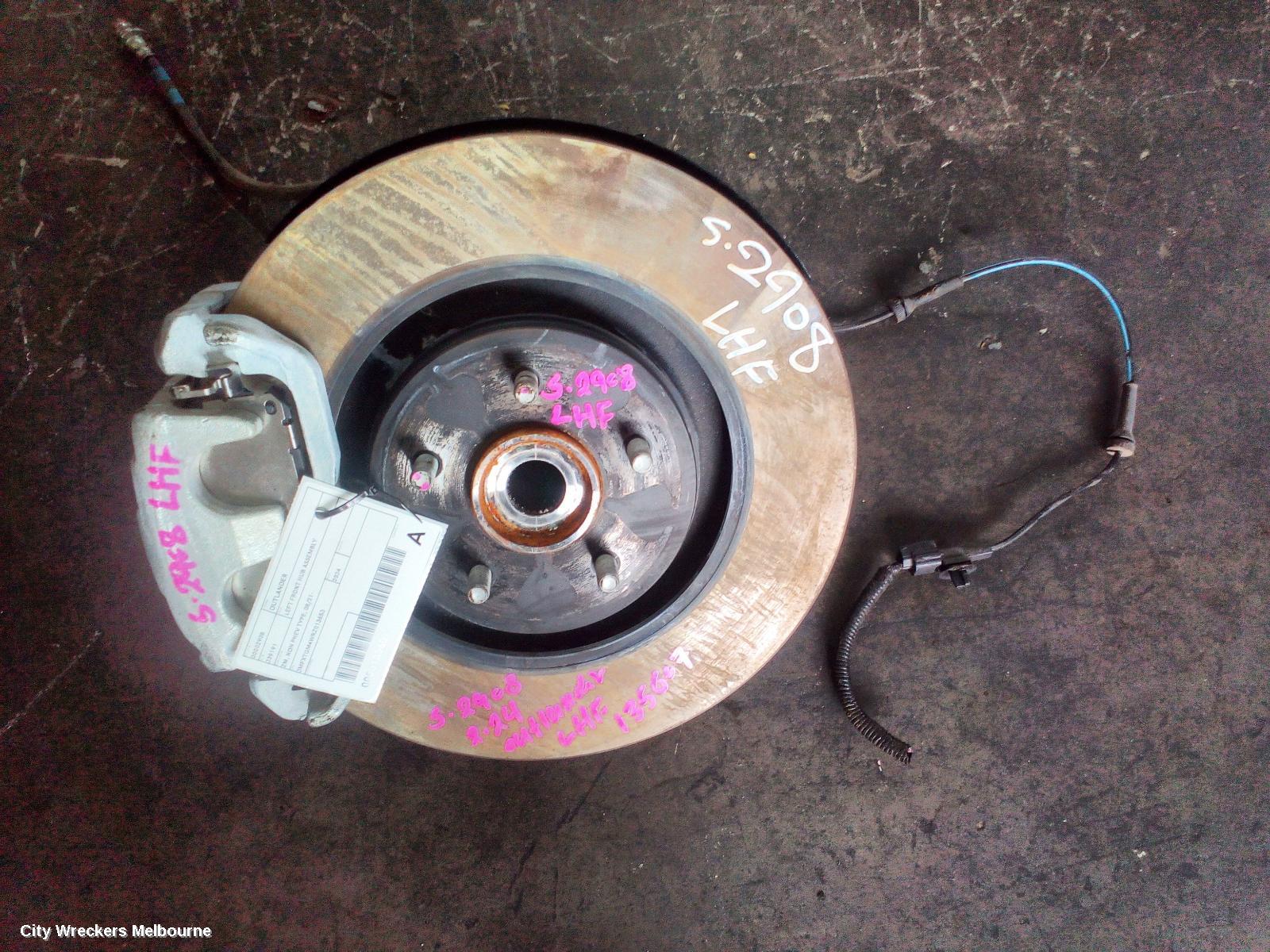 MITSUBISHI OUTLANDER LEFT FRONT HUB ASSEMBLY, ZM, NON PHEV TYPE, 08/2021 ONWARDS