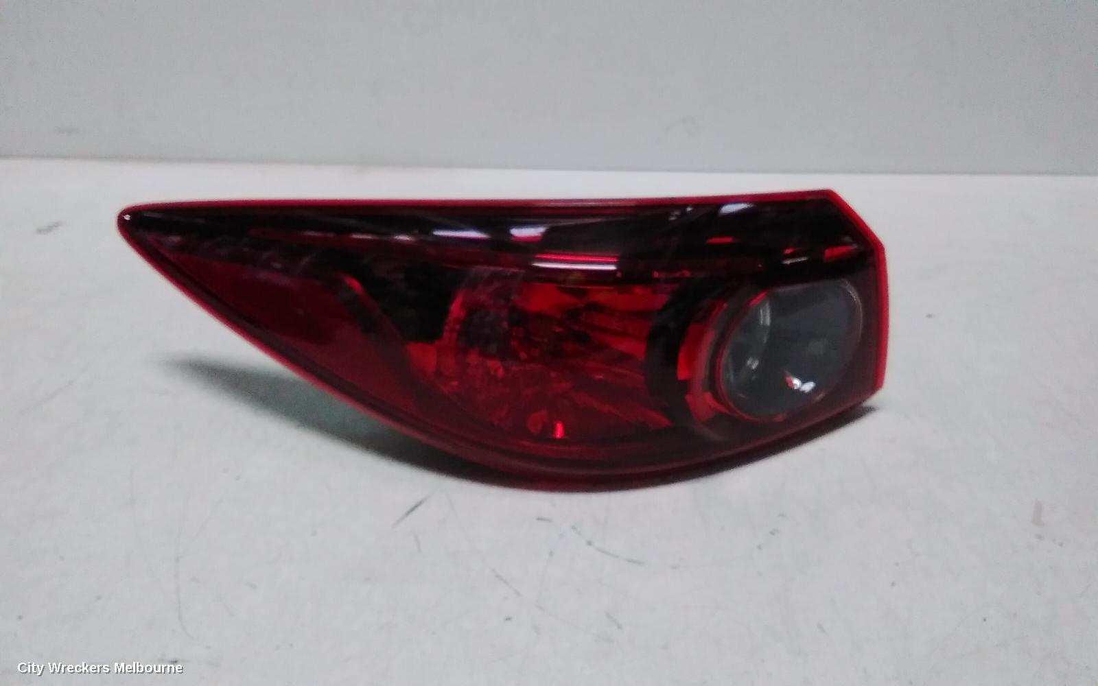 MAZDA 3 LEFT TAILLIGHT, BM-BN, SEDAN, NON LED TYPE, 11/2013 - 02/2019