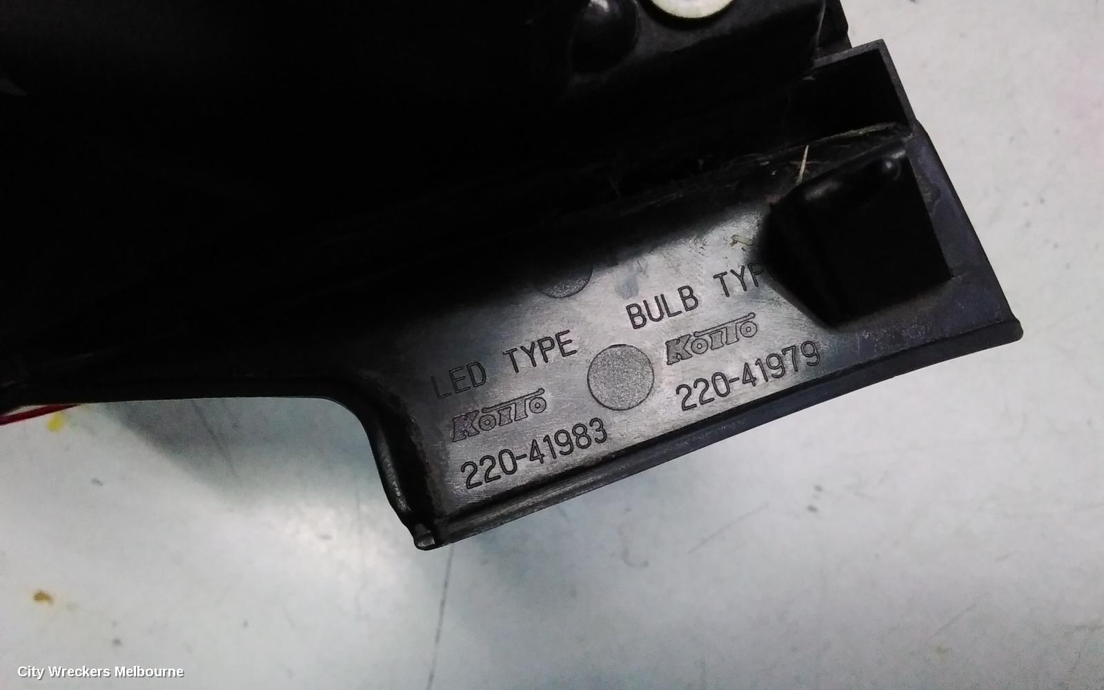 MAZDA 3 LEFT TAILLIGHT, BM-BN, SEDAN, NON LED TYPE, 11/2013 - 02/2019