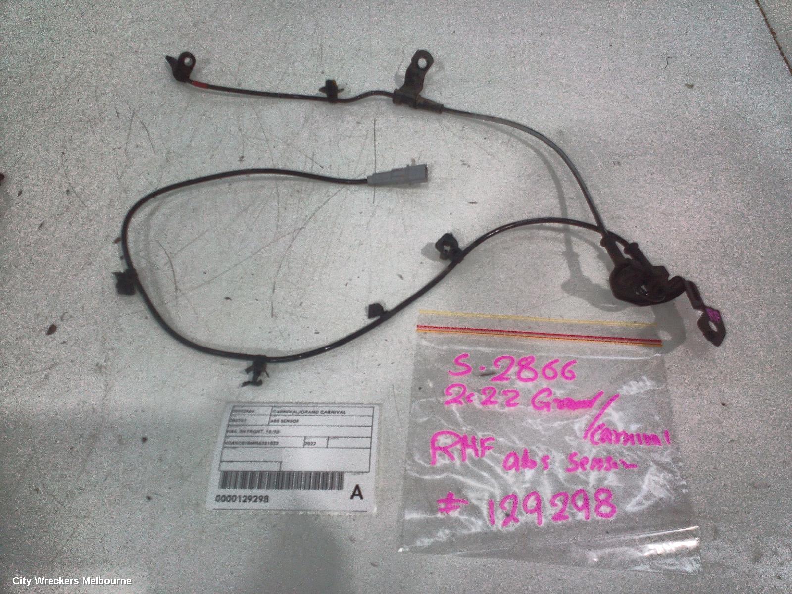 KIA CARNIVAL/GRAND CARNIVAL ABS SENSOR, KA4, RH FRONT, 10/2020 ONWARDS