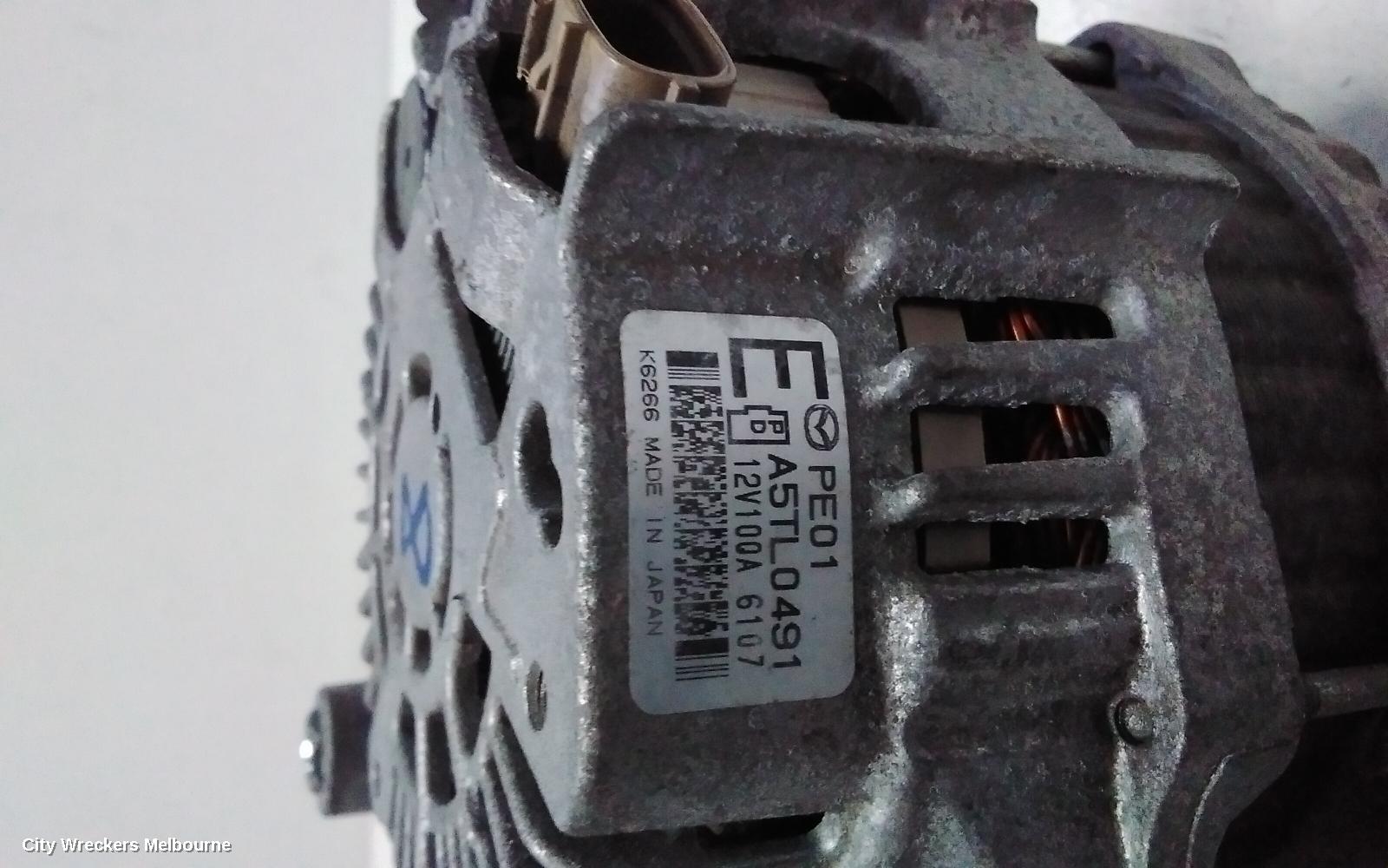 MAZDA 3 ALTERNATOR, PETROL, 2.0/2.5, BM-BN, 11/2013 - 02/2019