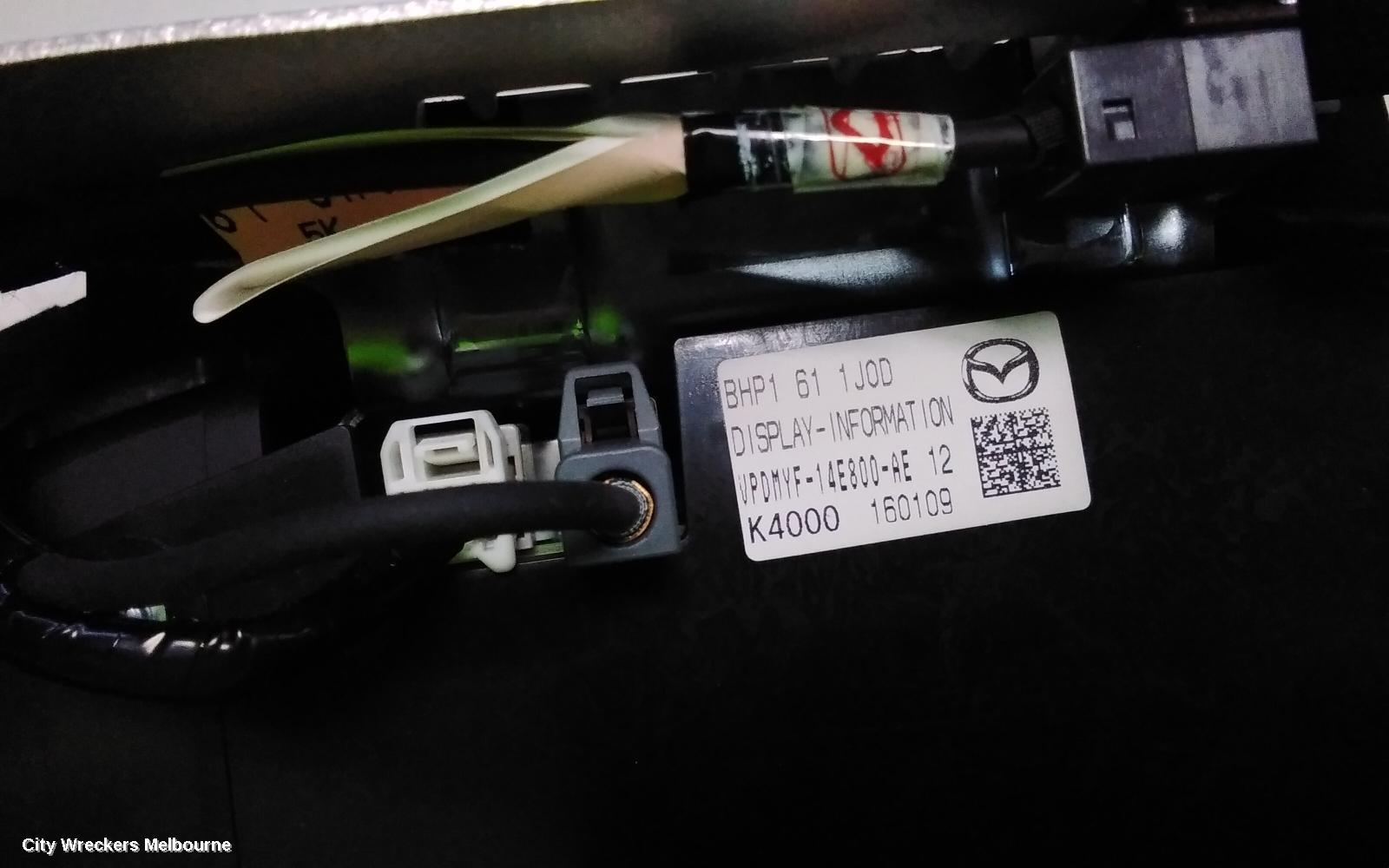 MAZDA 3 RADIO/CD/DVD/SAT/TV, HEAD UNIT, SD CARD, SAT NAV TYPE, BN, 05/2016 - 02/2019