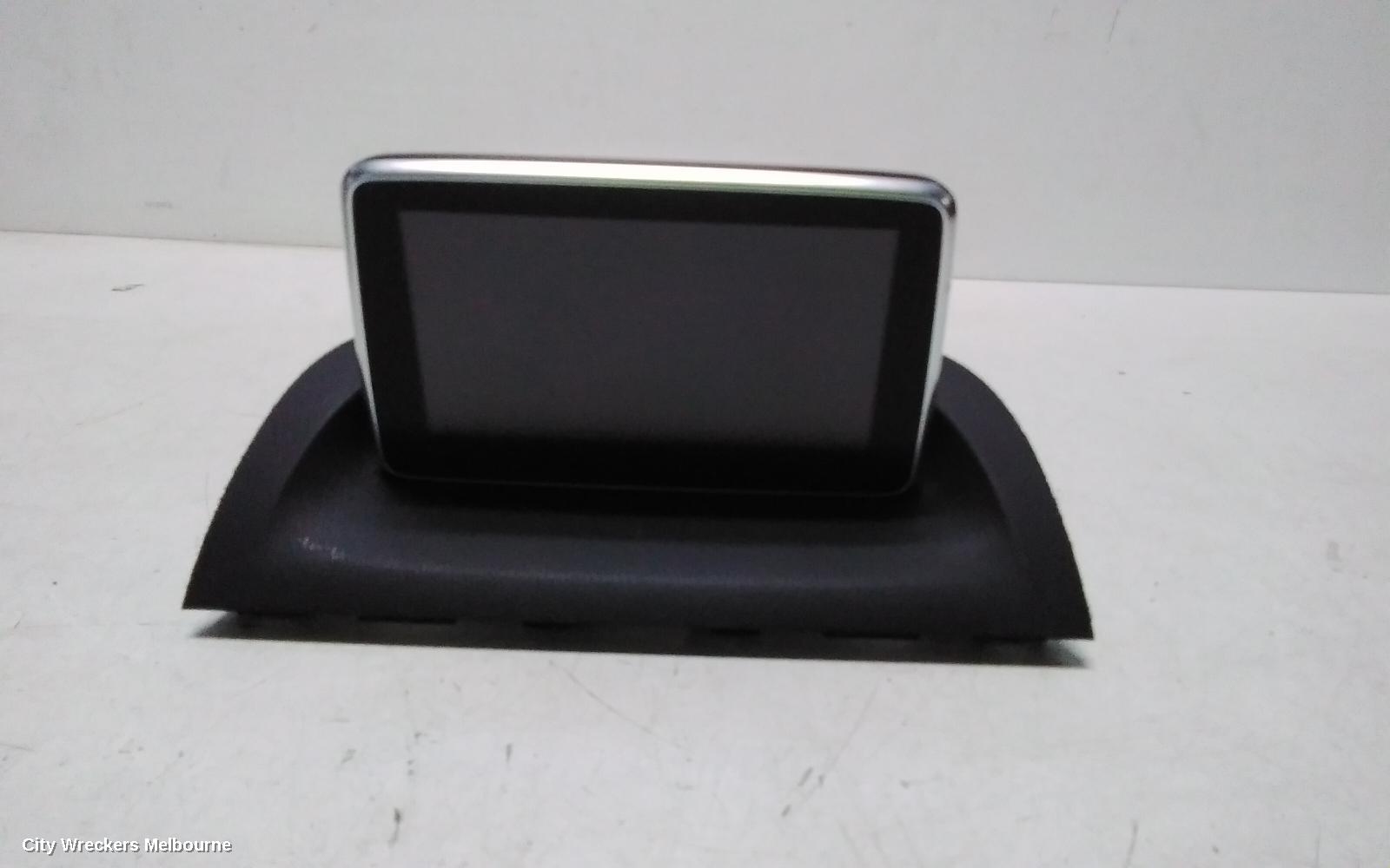 MAZDA 3 RADIO/CD/DVD/SAT/TV, HEAD UNIT, SD CARD, SAT NAV TYPE, BN, 05/2016 - 02/2019