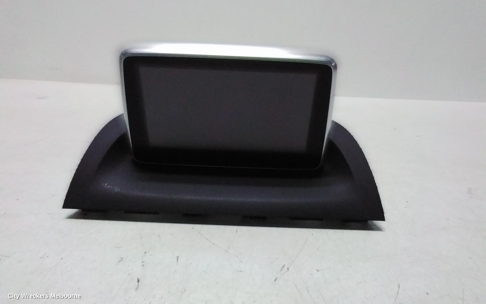 MAZDA 3 RADIO/CD/DVD/SAT/TV, HEAD UNIT, SD CARD, SAT NAV TYPE, BN, 05/2016 - 02/2019