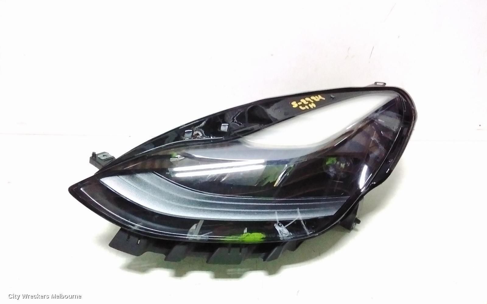 TESLA MODEL 3 LEFT HEADLAMP, W/ LED TYPE, PROJECTOR TYPE, 1ST GEN, 02/2021 - 08/2023