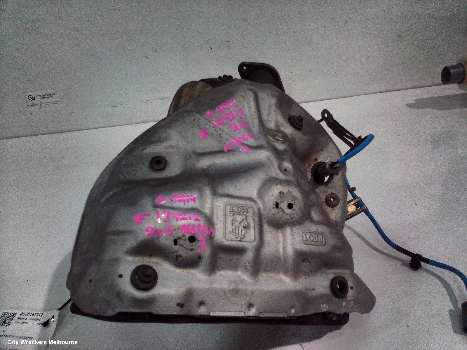 MAZDA 3 CATALYTIC CONVERTER, MANIFOLD-CAT TYPE, 2.0, PETROL, BM-BN, 11/2013 - 02/2019