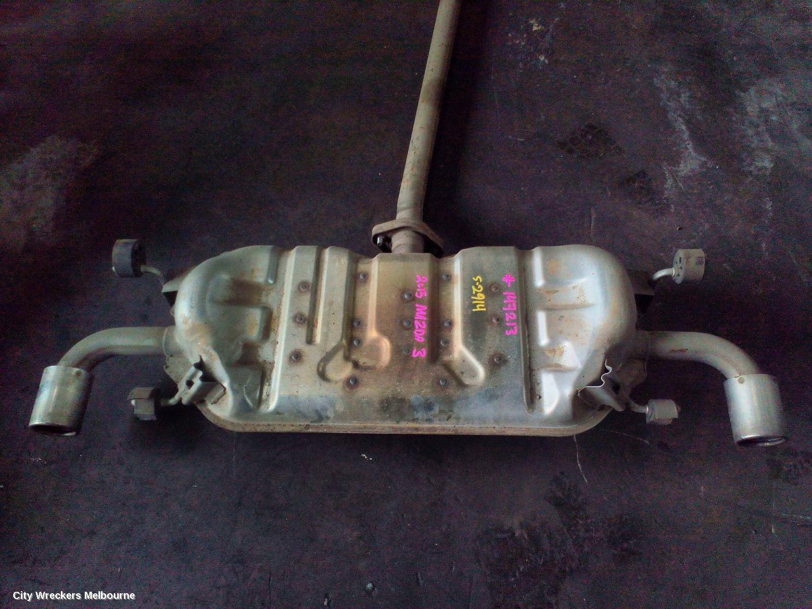 MAZDA 3 CATALYTIC CONVERTER, UNDER CAR-CAT TYPE, 2.0, PETROL, BM-BN, 11/2013 - 02/2019
