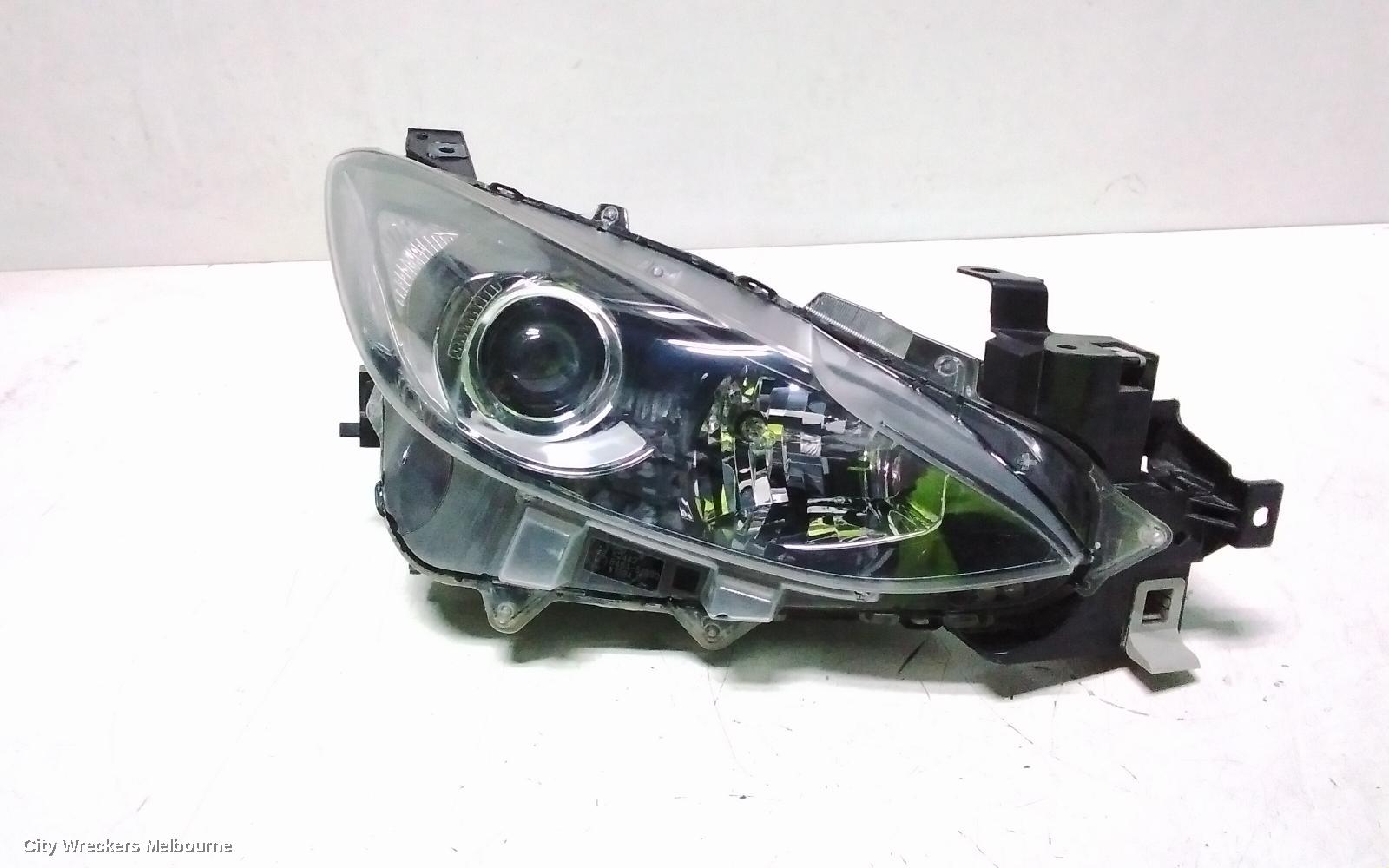 MAZDA 3 RIGHT HEADLAMP, BM, NEO/MAXX/TOURING/SP25, HALOGEN TYPE, 11/2013 - 05/2016