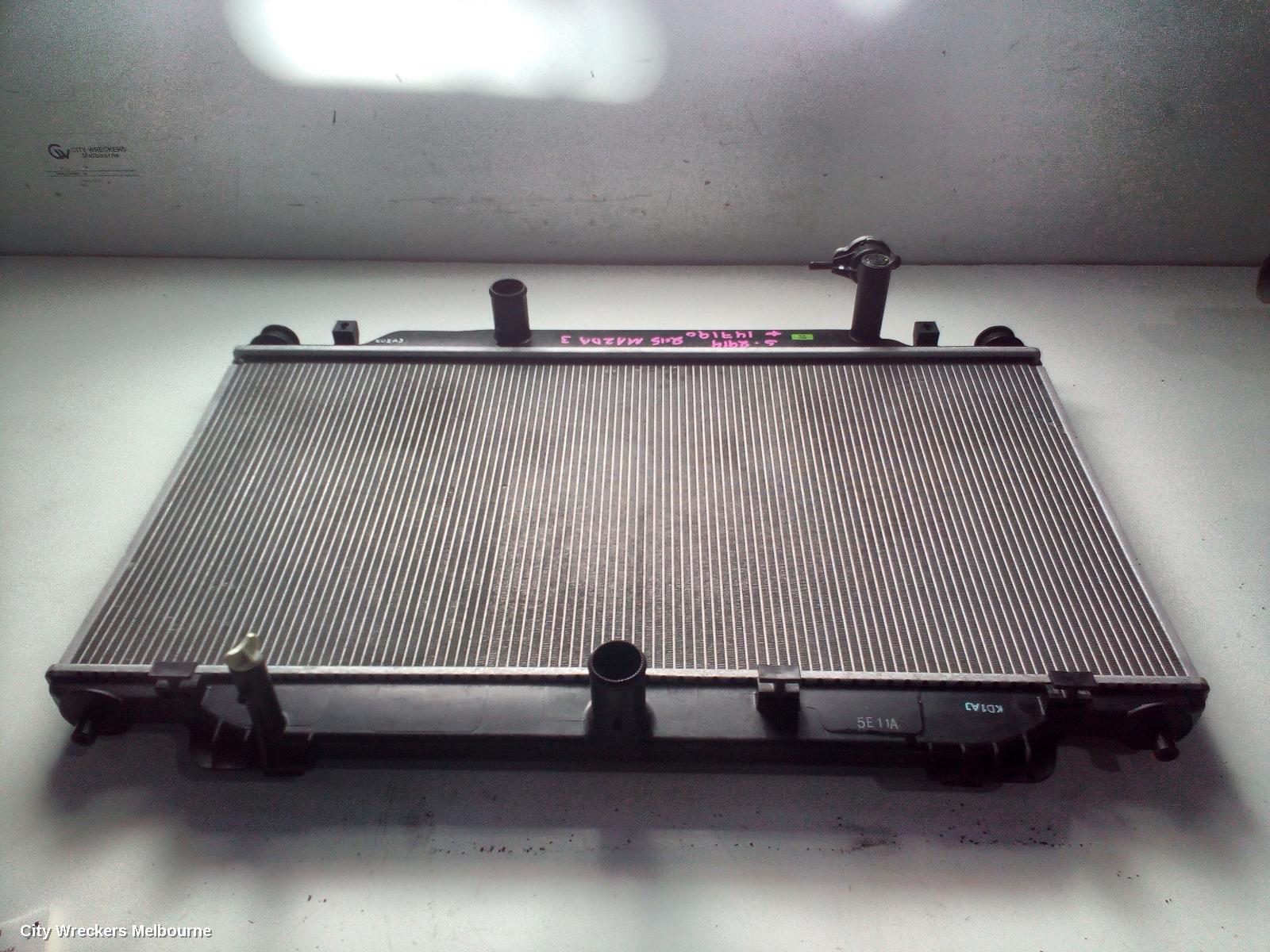 MAZDA 3 RADIATOR, AUTO, 2.0/2.5, PETROL, BM-BN, 11/2013 - 02/2019