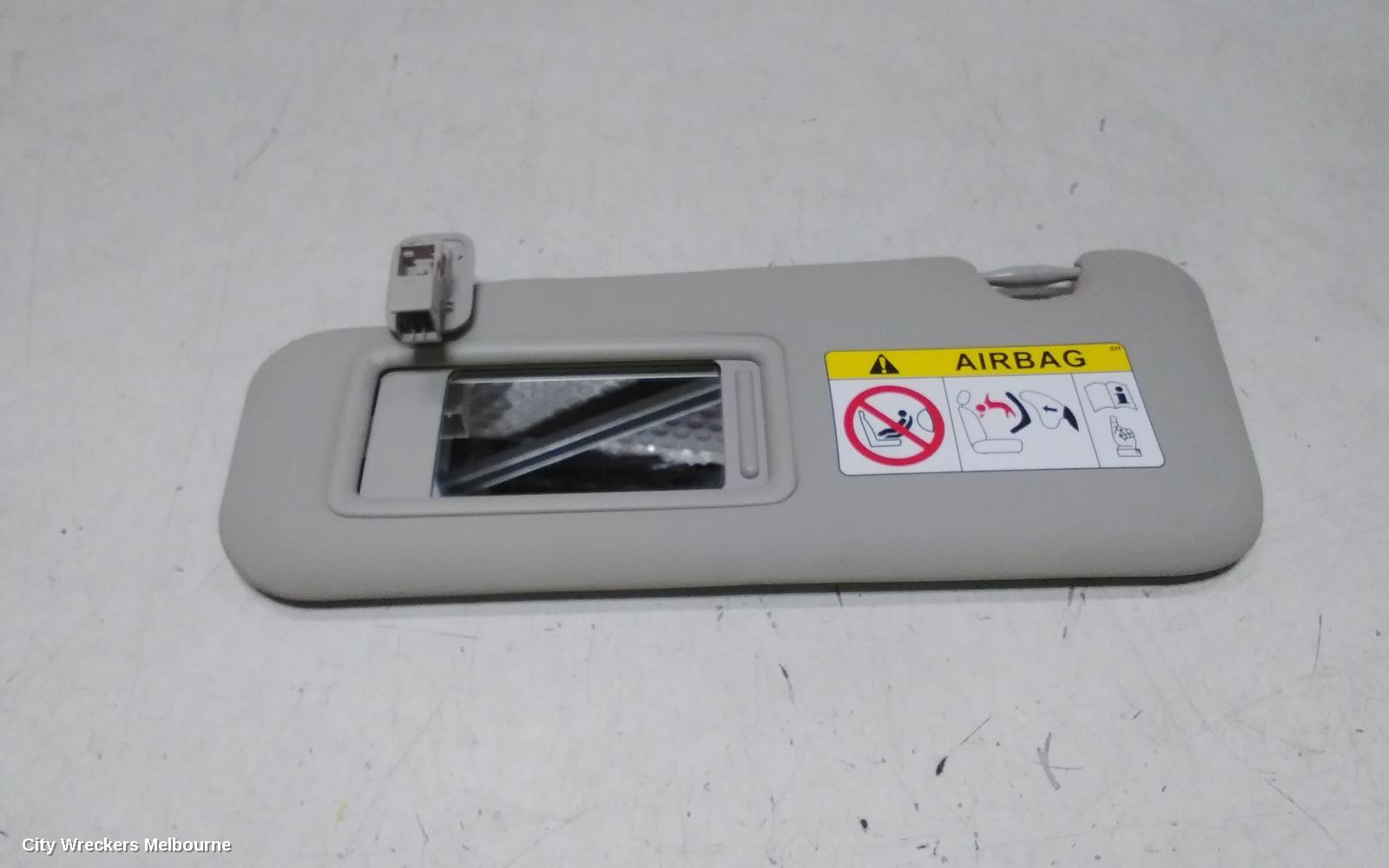 MAZDA 3 SUNVISOR, BM, LH SIDE, 06/2013 - 05/2016