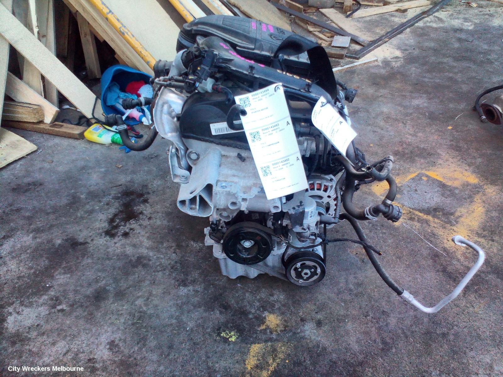 VOLKSWAGEN POLO ENGINE, PETROL, 1.0, TURBO, AE, DXUA CODE, 02/2022 ONWARDS