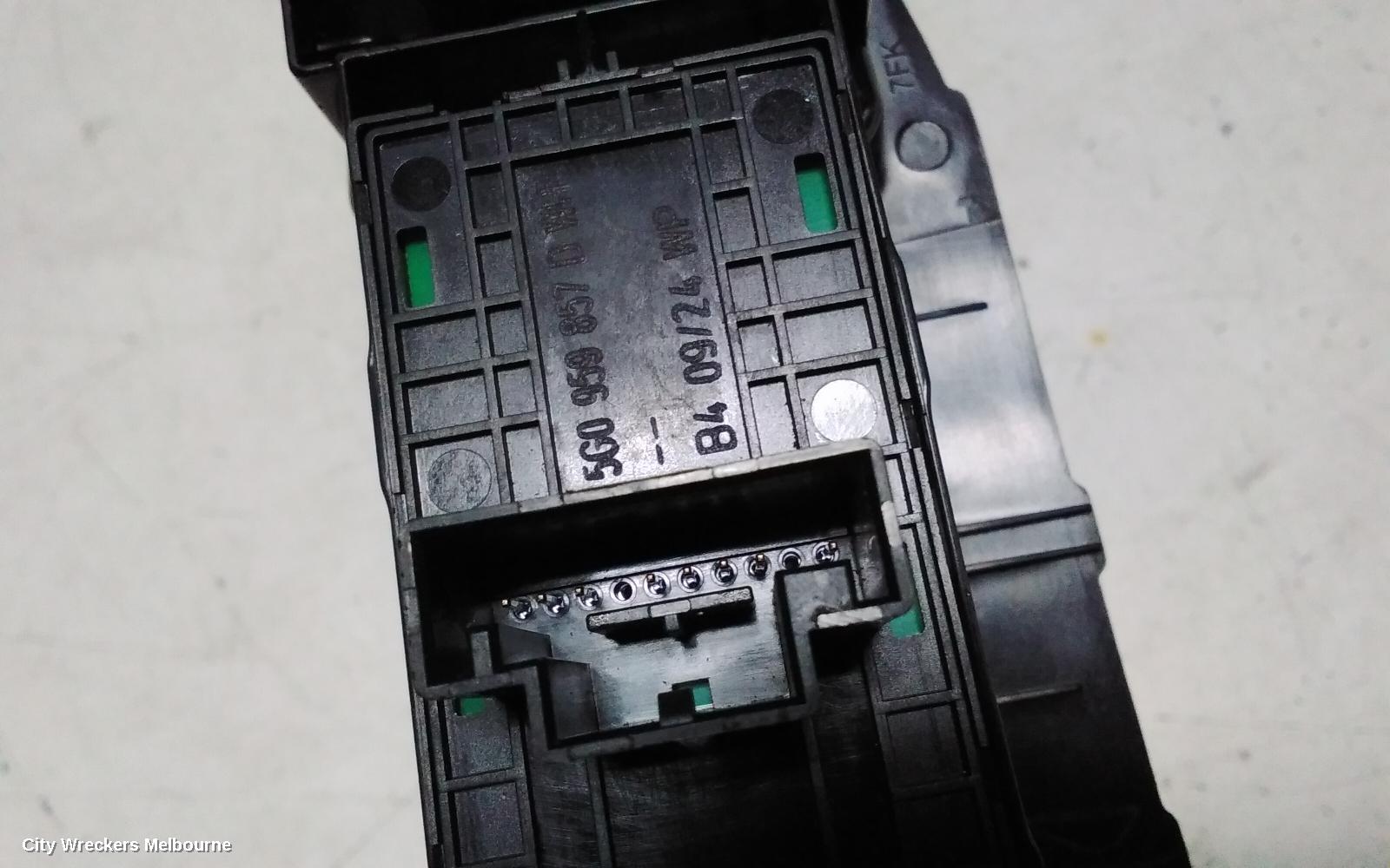 VOLKSWAGEN POLO PWR DR WIND SWITCH, AW-AE, RH FRONT (MASTER SWITCH), NON CHROME INSERT TYPE, 09/2017 ONWARDS