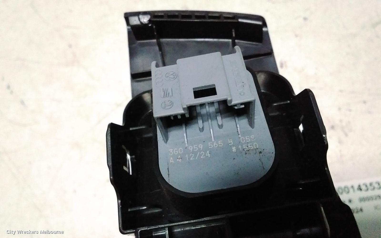 VOLKSWAGEN POLO PWR DR WIND SWITCH, AW-AE, RH FRONT (MASTER SWITCH), NON CHROME INSERT TYPE, 09/2017 ONWARDS