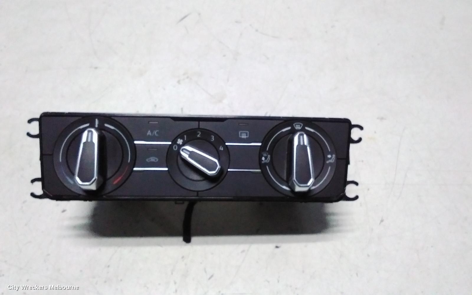 VOLKSWAGEN POLO HEATER/AC CONTROLS, NON CLIMATE CONTROL TYPE, AW-AE, 09/2017 ONWARDS