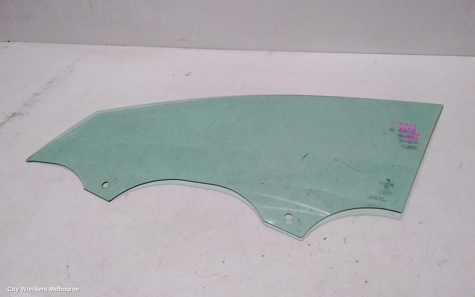 VOLKSWAGEN POLO LEFT FRONT DOOR WINDOW, AW, 09/2017 ONWARDS