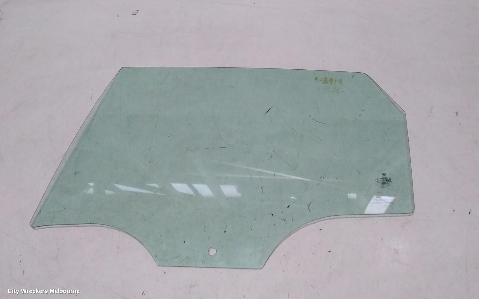VOLKSWAGEN POLO LEFT REAR DOOR WINDOW, AW, 09/2017 ONWARDS
