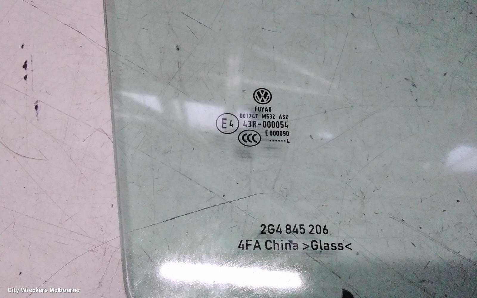 VOLKSWAGEN POLO RIGHT REAR DOOR WINDOW, AW, 09/2017 ONWARDS