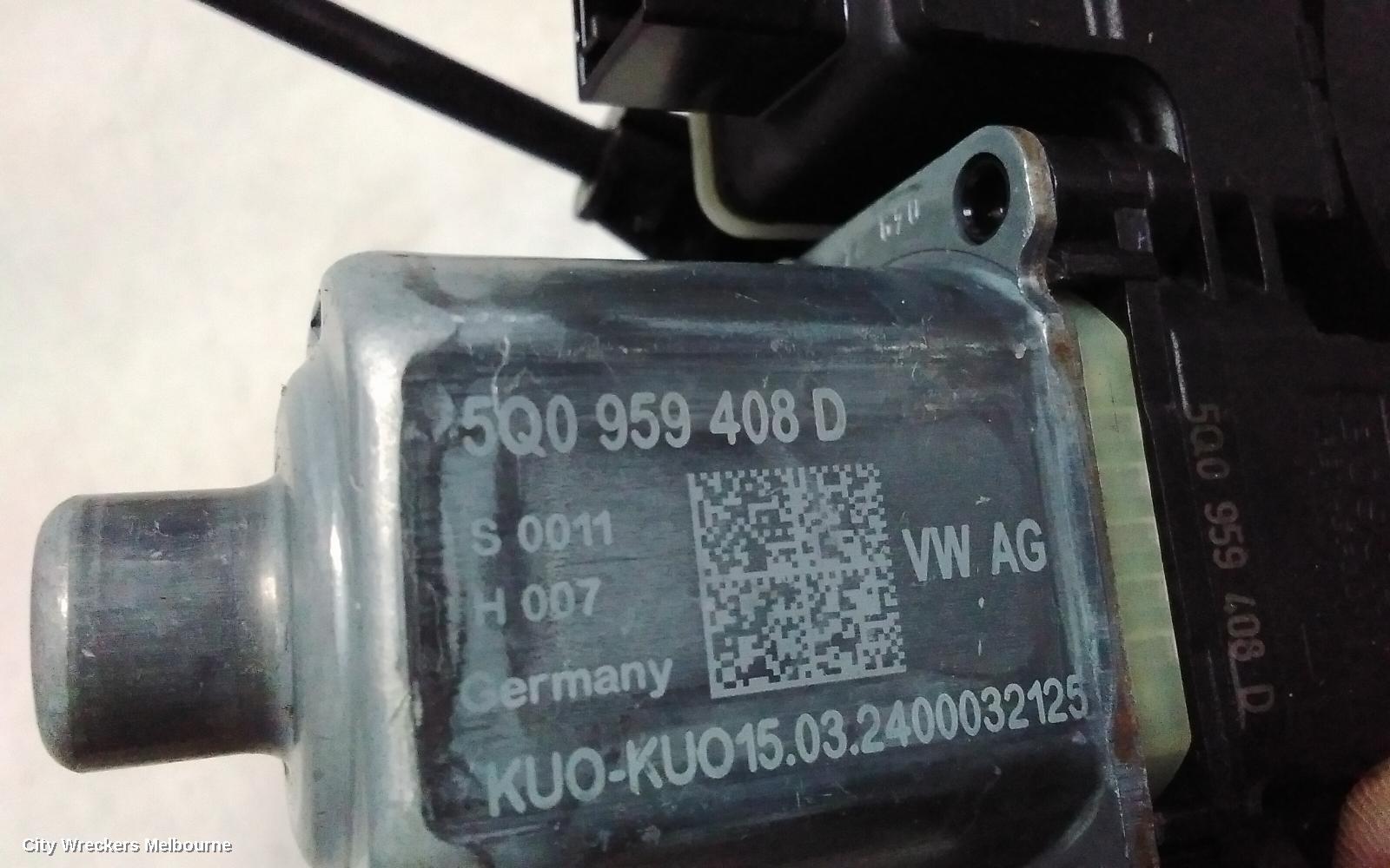VOLKSWAGEN POLO RIGHT REAR WND REG/MOTOR, AW, 09/2017 ONWARDS