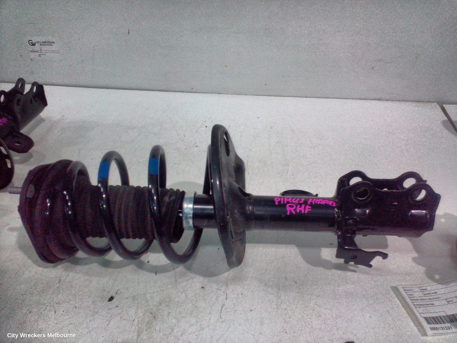 TOYOTA PRIUS RIGHT FRONT STRUT, ZVW40R, PRIUS V, 05/2012 - 03/2021