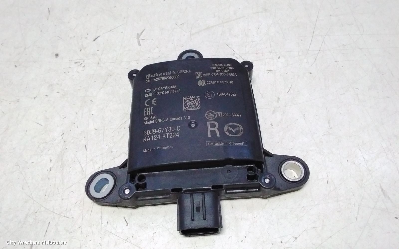 MAZDA 3 REVERSE CAMERA, BLIND SPOT MONITOR SENSOR (LH REAR BEHIND BUMPER), BP, 03/2019 ONWARDS
